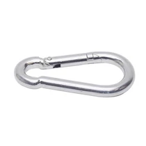 Lev alumínium karabíner 10mm, ZN/horganyzott, DIN5299C