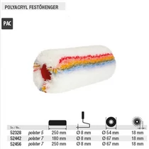 Lev Teddy festőhenger 280x8x67x18mm, Polyakryl