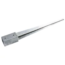 Lev oszloptalp 121x121x900mm-2mm, ZN/horganyzott