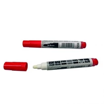 Lev alkoholos jelölőfilc, vastag hegyű, permanent marker, kerek fej, piros