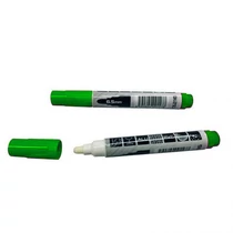 Lev alkoholos jelölőfilc, vastag hegy, permanent marker, kerek fej, zöld