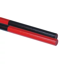 Lev ácsceruza 175mm, kétszínű, piros-kék, fára