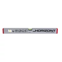 Lev Horizont alumínium vízmérték 60cm, 2 libellás, gumi vég Lev Horizont alumínium vízmérték 60cm, 2 libellás, gumi vég