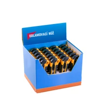 Lev Festa tapétavágó, törhető pengés kés L22 XD85, 18mm, fém kivezető (16140-ből) 24db/doboz (P)db ár!