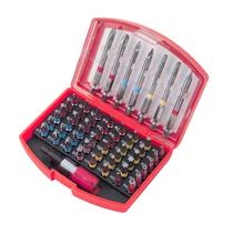 Lev Festa bit és adapter készlet 56 részes, hatlapú, S2, mágneses