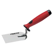Lev Festa gipszelő kanál, rozsdamentes, inox, profi, gumi markolat (B/8)