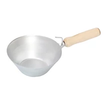 Lev Festa kőműves tál, fángli, fém, ZN/horganyzott, akasztóval, fa markolat