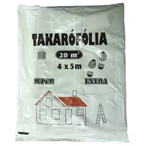 Takarófólia 20m2, (4mx5m),  létrázható SZÜRKE (B/14)