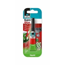 Ragasztó Bison Super Glue Liquid, 3 g, csomag 12 db