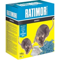 Csalétek RATIMOR® Brodifacoum pellets, 140 g, egerekhez és patkányokhoz, granulátum