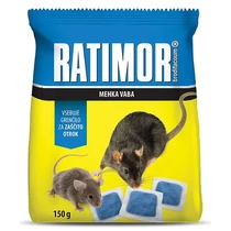 Csalétek RATIMOR® Brodifacoum fresh bait, egerekhez és patkányokhoz, 120 g, puha