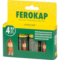 Molylepkecsali FEROKAP, élelmiszer molyokhoz, ragasztószalag, 4 db-os csomag