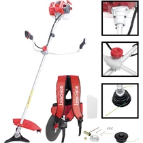Bozótvágó Worcraft GT65-430, 2,2 kW, tartozékokkal, REZGÉSCSILLAPÍTÓ FUNKCIÓ