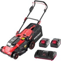 Fűnyíró Worcraft CLM-S40LiBL ShareSYS, 2x20V Li-Ion, 430 mm, 45 literes, szénkefe nélküli, SZETT 2x4
