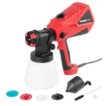 Pisztoly Strend Pro, festékhez, festékszóró, tartállyal, 600 W, 22 KPa, 1000 ml