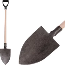 Ásó Gardex 1250 g, kovácsolt, hegyes, fa D-nyéllel