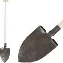 Ásó Gardex 1300 g, kovácsolt, lépőfelülettel, fa T-nyéllel
