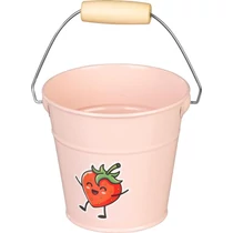 Vödör Strend Pro, 1L, gyermek, rózsaszín, horganyzott