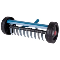 Gyepgereblye Strend Pro R152W, 11 fogú, gyomhoz levegőztető, kerekekkel, nyél nélkül