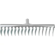 Gyepgereblye Strend Pro R108A, 16 fogú, levegőztető, gyepszellőztető, nyél nélkül