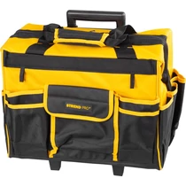 Táska Strend Pro, textil, bőrönd, kerekekkel, teleszkópos fogantyúval, szerszámokhoz, max. 20 kg, 44