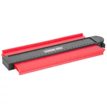 Alakrajzoló sablon Strend Pro DG681, 250x130 mm, mintazárral és mágnessel