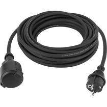 Kábel Strend Pro BH-FSF, 20 m hosszúságú, 1,5 mm2, hosszabbító, fekete, IP44