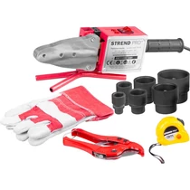 Hegesztőgép Strend Pro PPR 63B, polifúziós, 1500W, 20-63 mm, műanyag csövekhez, 14 részes