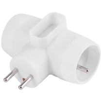 Elosztó Strend Pro, fehér, 230 V, IP20, max. 3680 W, 1x6A, 2x16A
