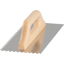 Simító Strend Pro Premium, HardWood, fa nyél, 270x130 mm, 6 mm-es fogazású, 0,7 mm, rozsdamentes acé