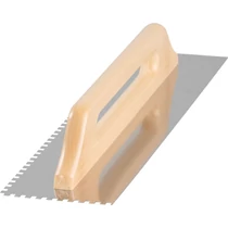 Simító Strend Pro Premium, HardWood, fa nyél, 480x130 mm, 6 mm-es fogazású, 0,7 mm, egyenes, rozsdam