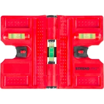 Vízmérték Strend Pro FSB-12, 135 mm, sarok, oszlopokhoz, mágneses szögmérővel
