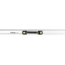 Vonalzó Strend Pro FSC-06, 600 mm, vízmértékkel, Alu