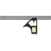 Derékszög Strend Pro FSC-13, 300 mm, asztalos, vízmértékkel