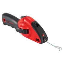 Kőműves zsinór KAPRO® 214, L-30 m, SureGrip felcsévélővel, vízmértékkel