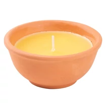 Gyertya Citronella, rovarriasztó, terrakotta, 113 g, 50x110 mm