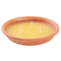 Gyertya Citronella, rovarriasztó, terrakotta, 80 g, 30x125 mm