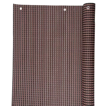 Belátásgátló Polyratan 77, 0,9x3 m, UV, 800 g/m2, barna-fekete, erkély árnyékoló, fűzőlyukakkal