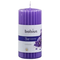 Gyertya Bolsius Pillar True Scents, 120/60 mm, henger alakú, illatos, levendula