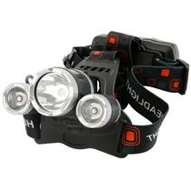 Fejlámpa Strend Pro Headlight H931, T6+2 XPE LED, 300 lm, 1200 mAh, USB töltés