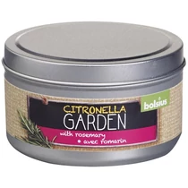 Gyertya Bolsius Jar Citronella, rovarriasztó, rozmaring, fém dobozban