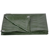 Takaróponyva Tarpaulin Light 10x12 m, 65 g/m, zöld, fűzőlyukakkal