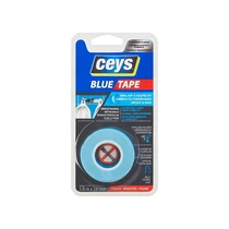 Szalag Ceys Blue tape, kétoldalas szalag, ragasztó, 1,5 m x 19 mm0500000070841