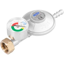 Gázszabályzó CGAS C31-30, 30 mbar, 8 mm, nyomásmérővel