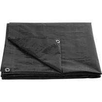 Takaróponyva Tarpaulin Strong 8x12 m, 200 g/m, antracit, fűzőlyukakkal