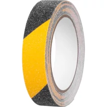 Szalag Strend Pro, 25 mm, Hossz: 5 m, ragasztó, csúszásgátló, extra ellenálló, fekete/sárga