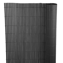 Kerítés Ence DF13, PVC, 1500 mm, 3 m hosszúságú, antracit, 1300g/m2, UV