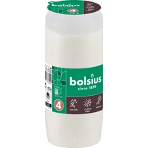 Mécsesbetét Bolsius, 75 óra, 238 g, 57x141 mm, fehér, olaj