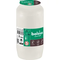 Mécsesbetét Bolsius, 100 óra, 317 g, 67x140 mm, fehér, olaj