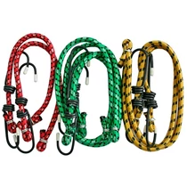 Rögzítőgumi Strend Pro LB332, 8 mm, 2x 30-50-60 cm, acél kampókkal